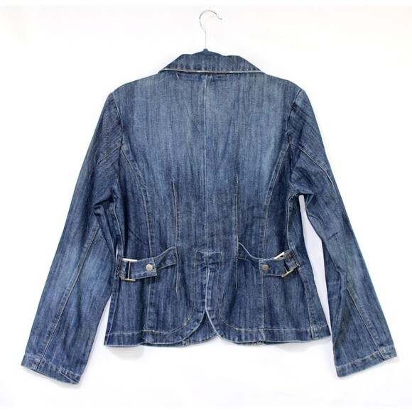 Carols Denims Fitted Jean Jacket Sz 1X Western Cowgirl Cottagecore Fitted Style - Picture 8 of 9